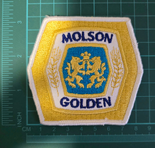 Original Vintage Molson Golden Patch