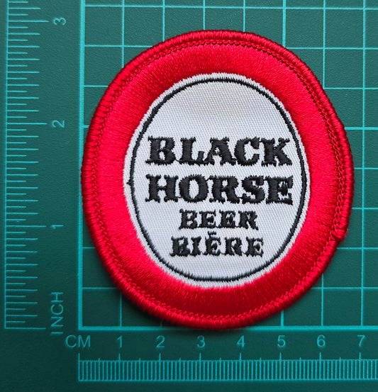 Original Vintage Black Horse Beer Patch