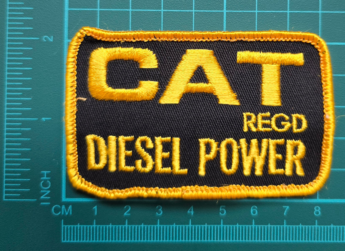 Original Vintage CAT Diesel Power Patch