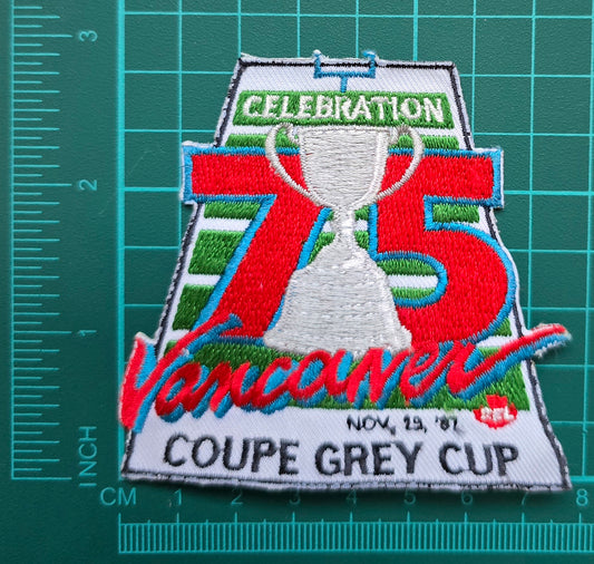 Original Vintage Vancouver Grey Cup Patch