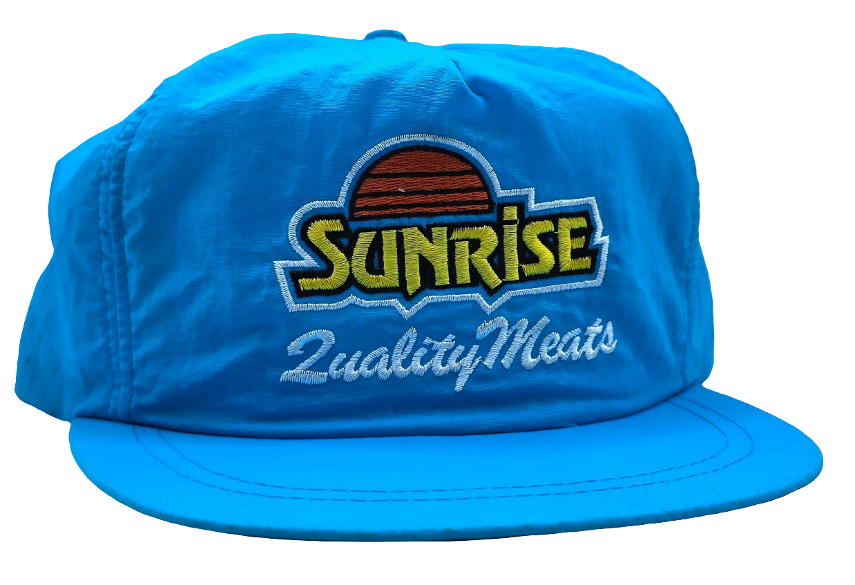 Original Vintage Sunrise Quality Meats Neon