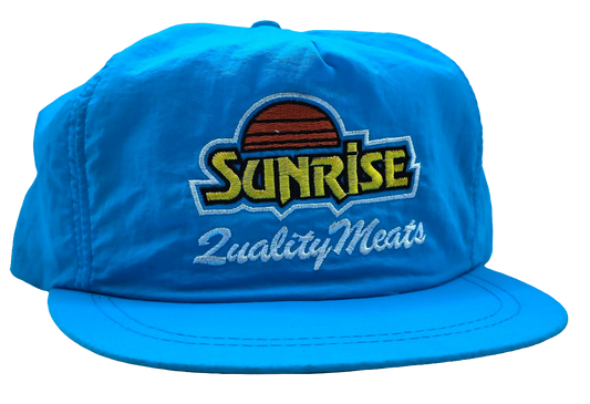 Original Vintage Sunrise Quality Meats Neon