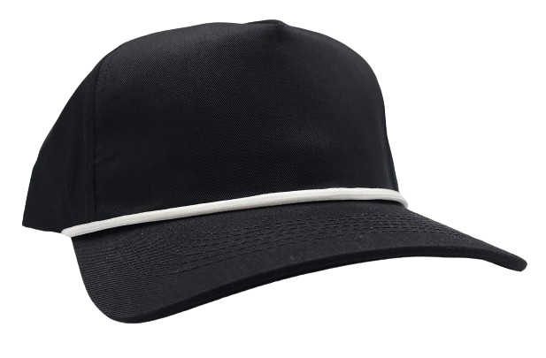 Rope Trucker Hat Black