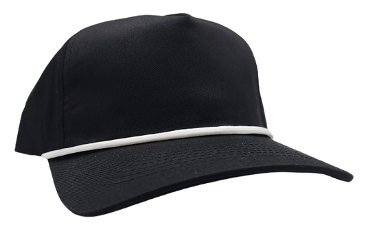Rope Trucker Hat Black