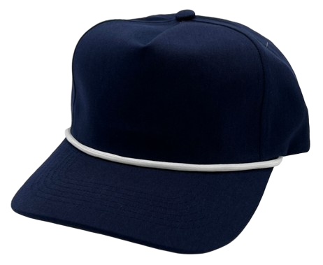Rope Trucker Hat Navy