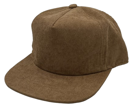 Flat Bill Corduroy Hat Khaki