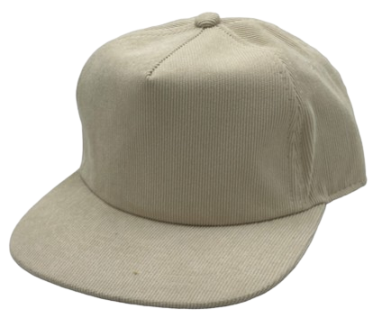Flat Bill Corduroy Hat Stone