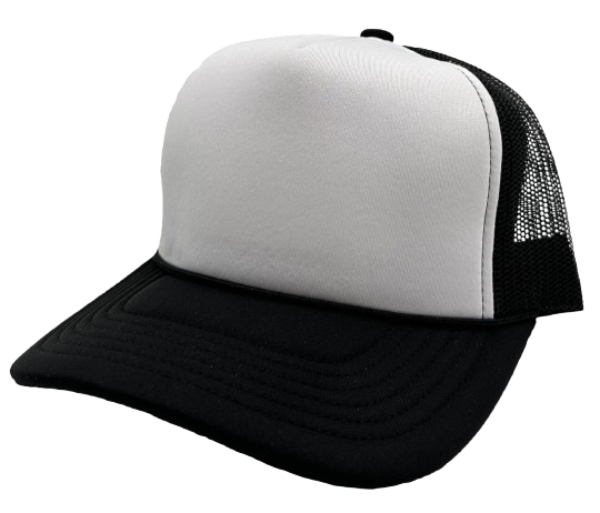 Foam Trucker Hat Black/White