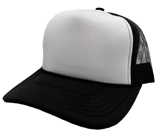 Foam Trucker Hat Black/White