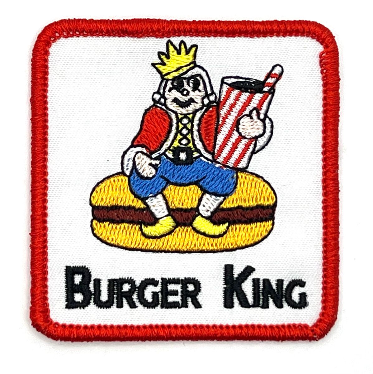 Vintage Style Burger King Patch