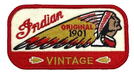 Vintage Style Indian Motorcycle Patch