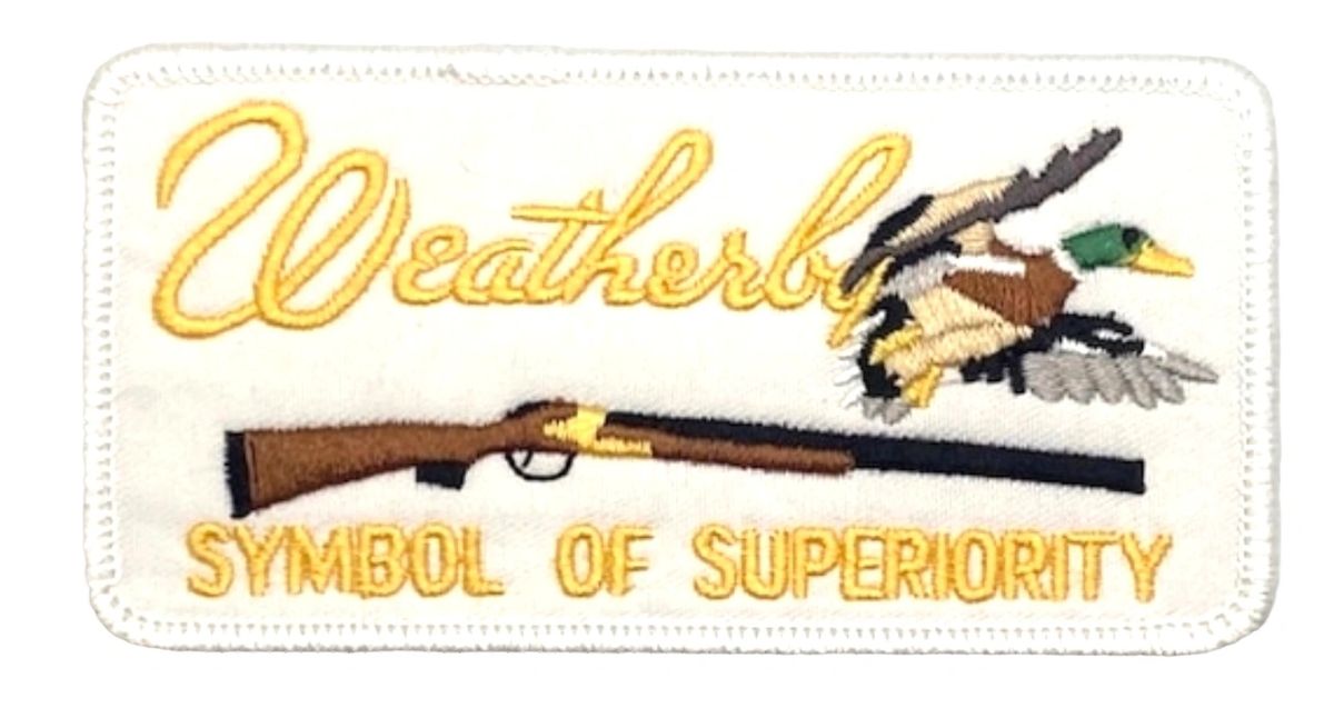 Vintage Style Weatherby Patch
