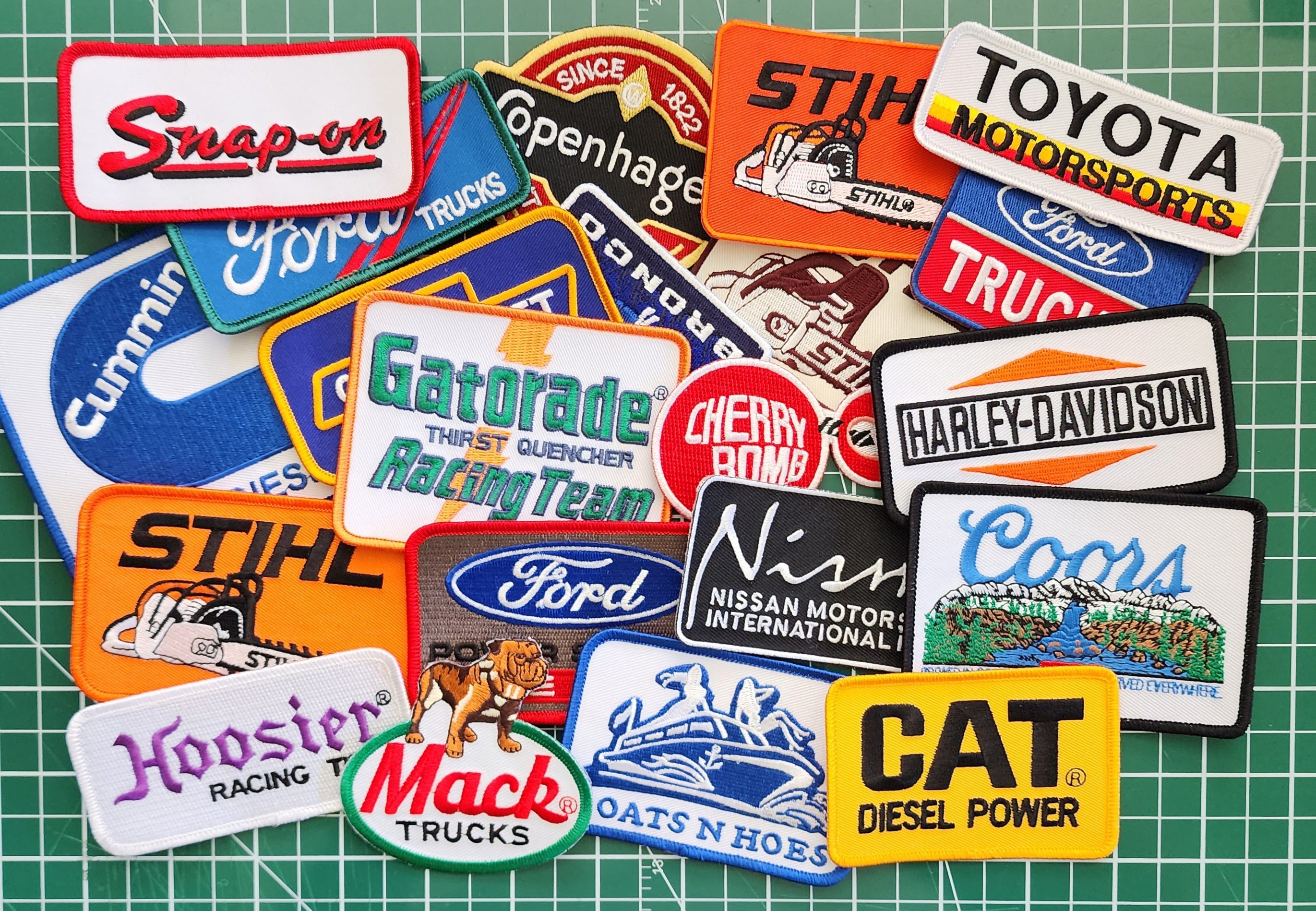 Vintage Style Retro Hat Patches | Sew-On & Iron-On Patches – Dusty Lids ...