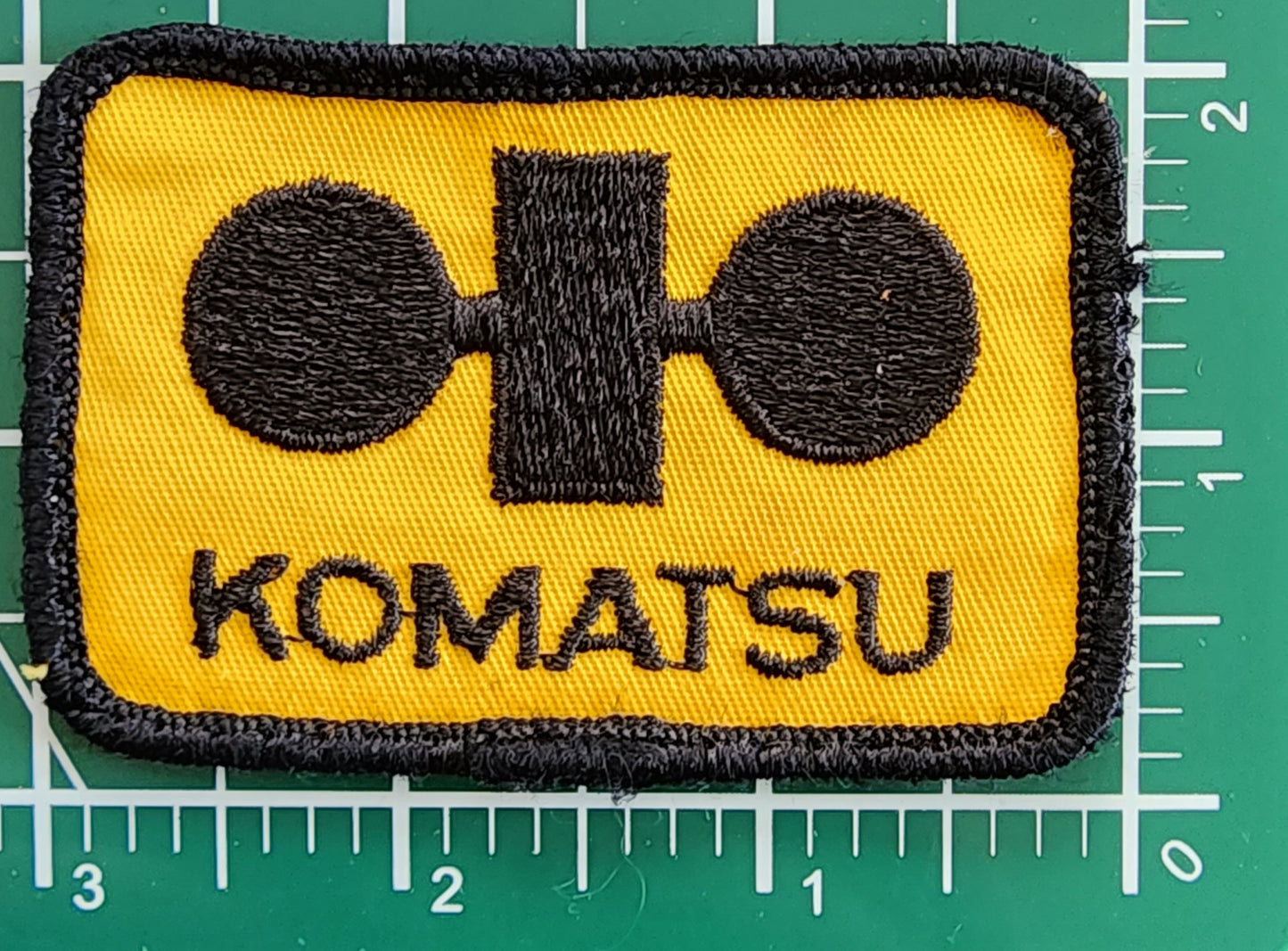 Original Vintage Komatsu Patch