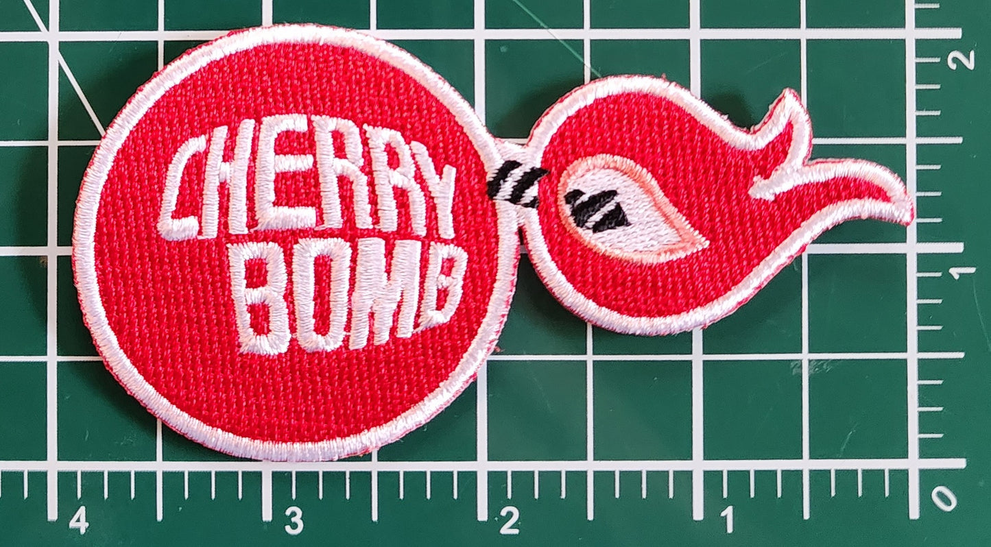 Vintage Style Cherry Bomb Muffler Patch