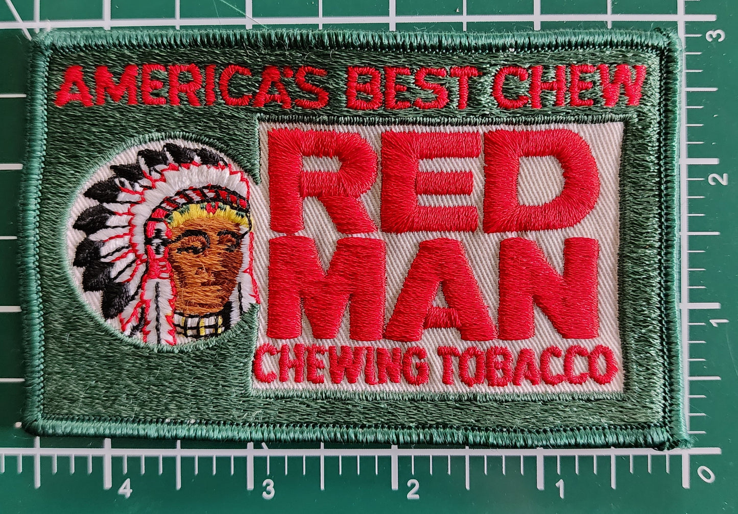 Original Vintage Red Man Chew Patch