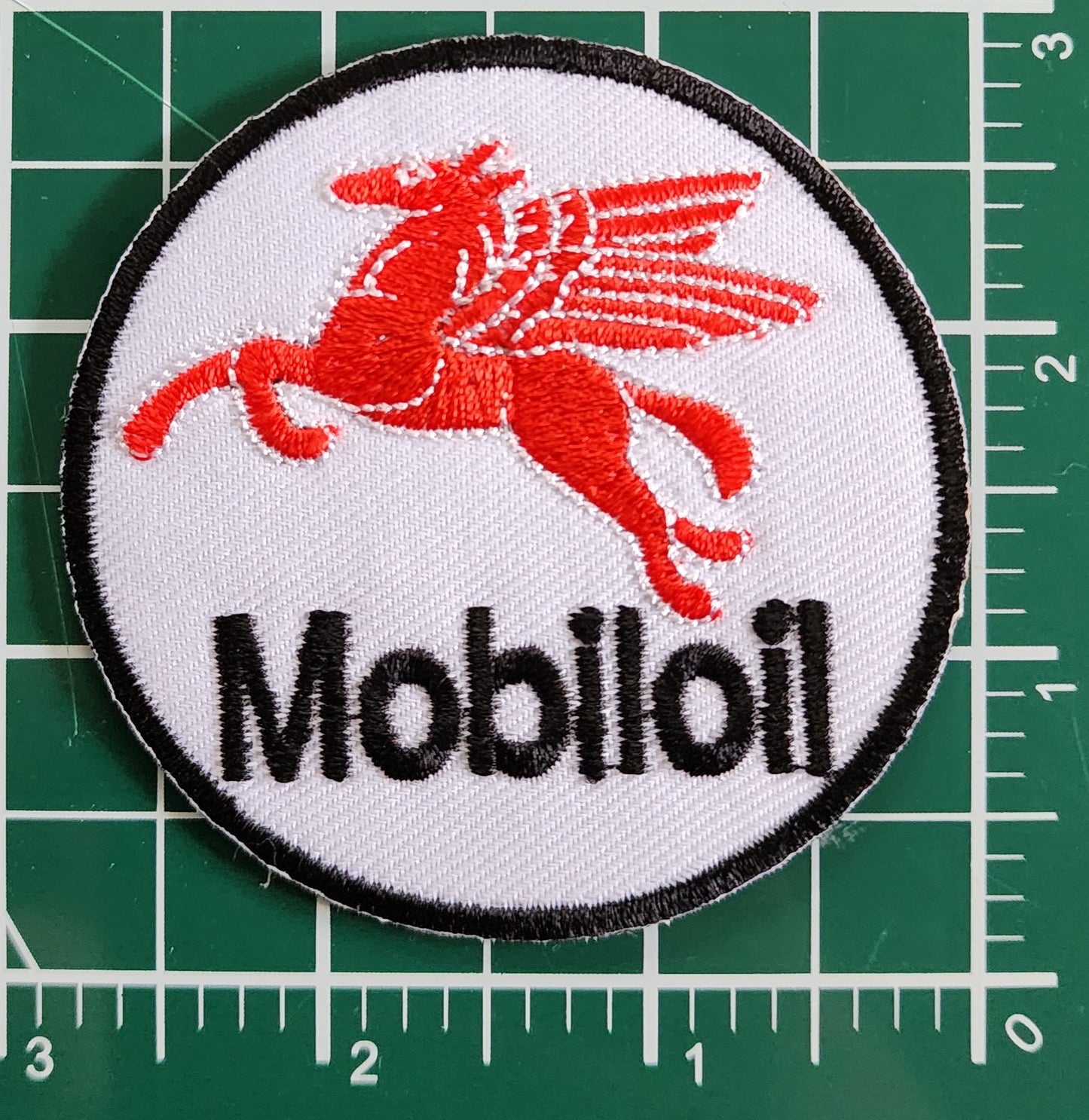 Vintage Style Mobil Oil Patch