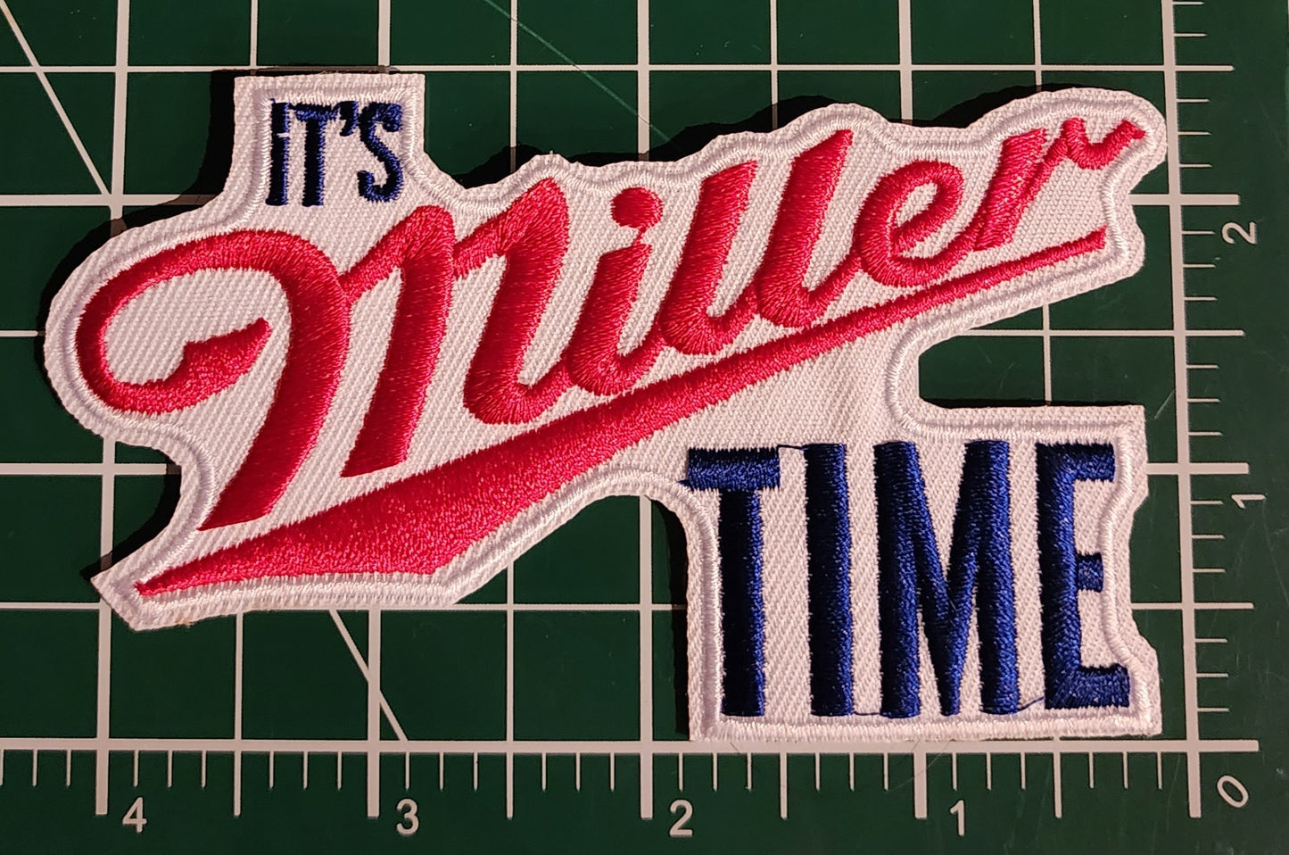 Vintage Style Miller Time Patch