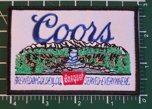 Vintage Style Coors Banquet Mountain Patch