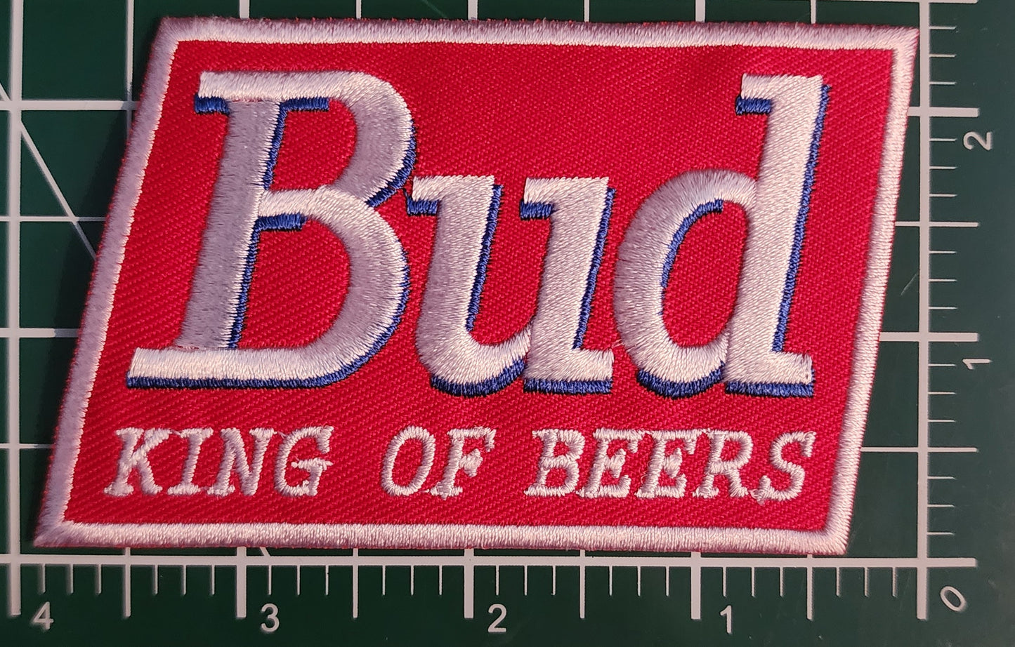 Vintage Style Bud Beer Patch