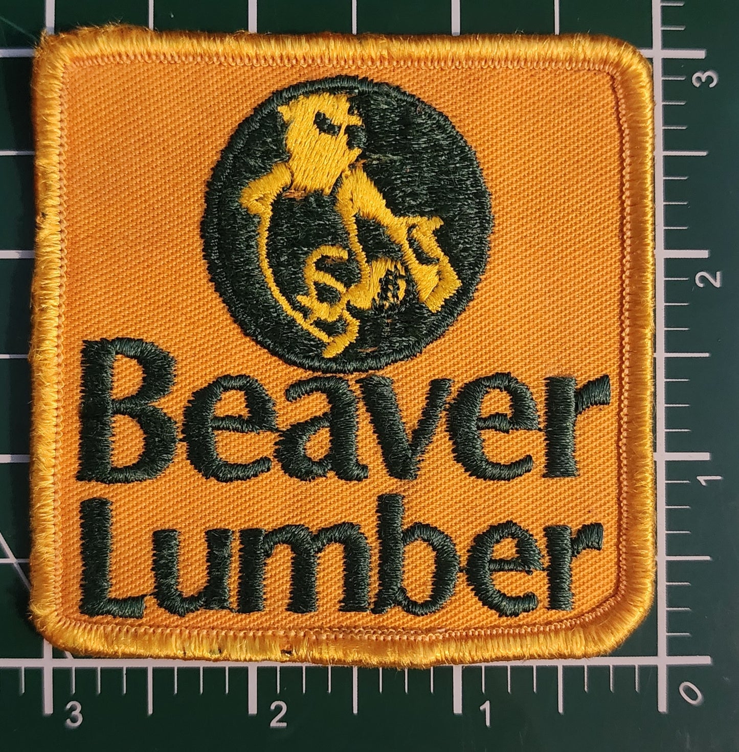 Original Vintage Beaver Lumber Patch