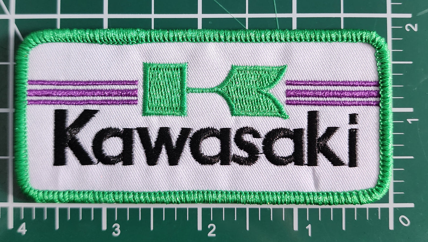 Vintage Style Kawasaki Patch