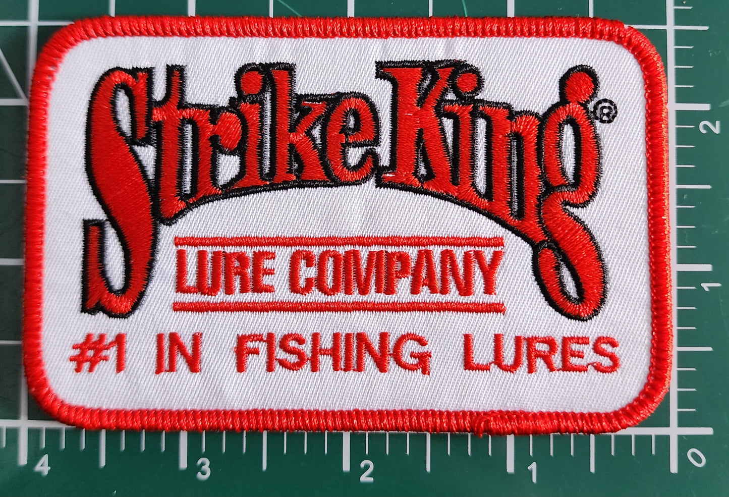 Vintage Style Strike Ling Lures Patch