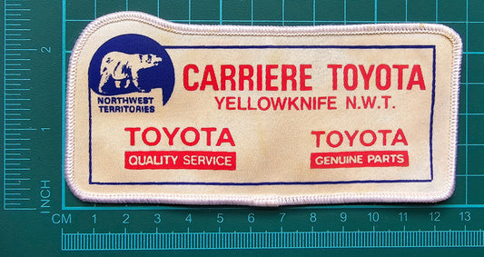 Original Vintage Toyota Yellowknife Patch