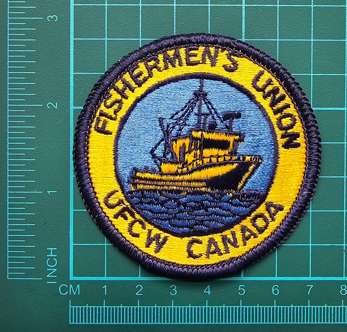 Original Vintage Fisherman's Union Patch