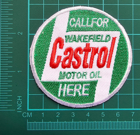 Vintage Style Castrol Patch