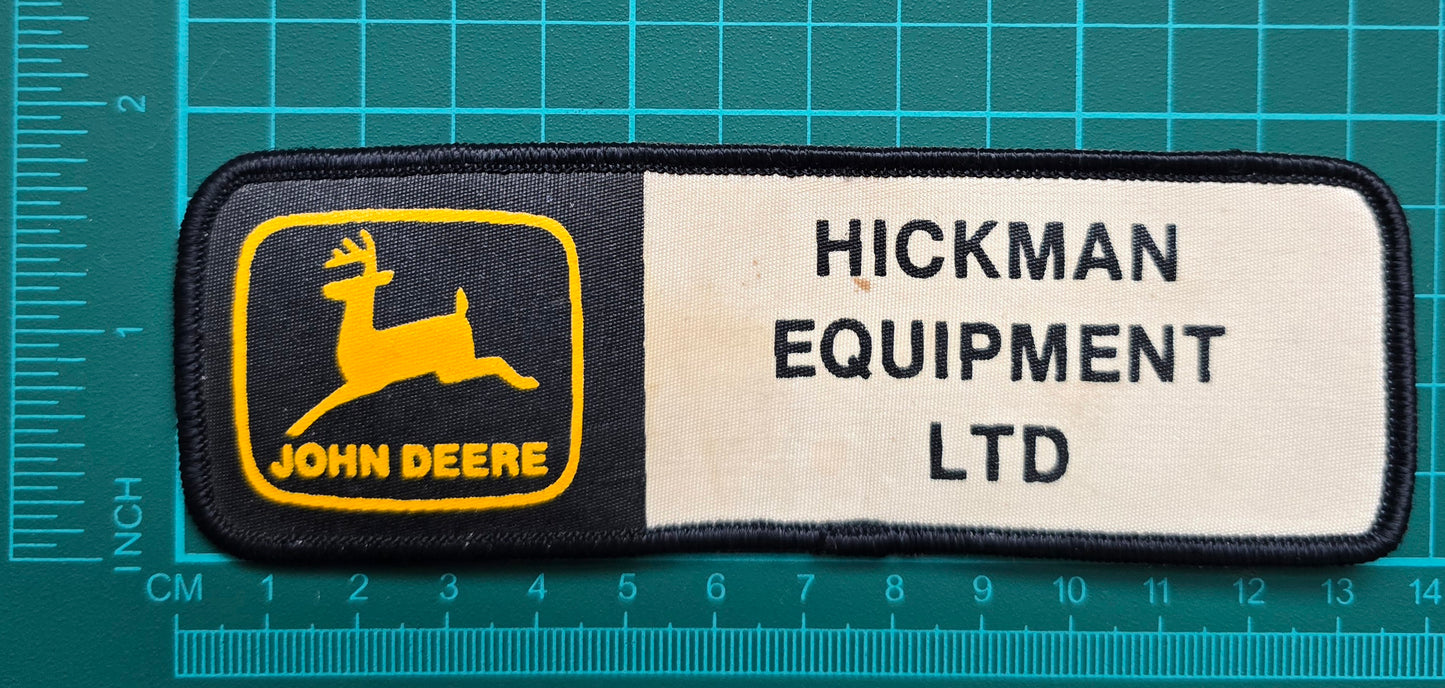 Original Vintage Hickman John Deere Patch