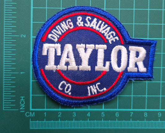 Original Vintage Taylor Diving & Salvage Patch