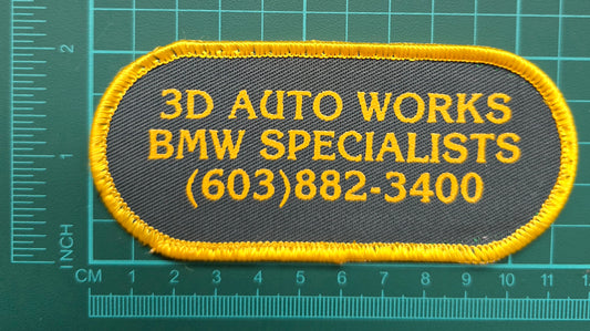 Original Vintage 3D Auto Works BMW Patch