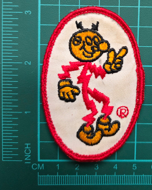 Original Vintage Reddy Kilowatt Patch