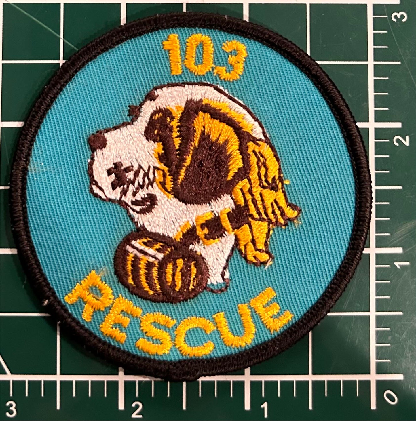 Original Vintage 103 Rescue Patch