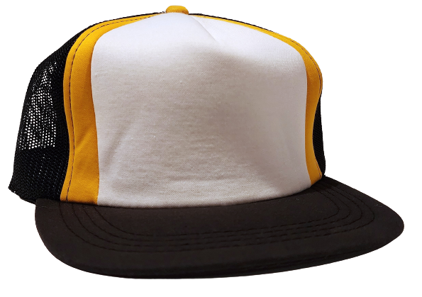 Original Vintage Yellow/Black/White Foam Trucker Hat