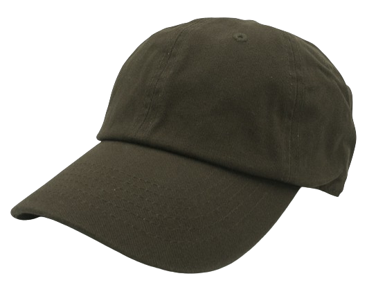 Washed Cotton Brown Dad Hat