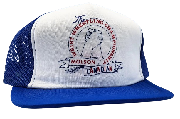 Original Vintage Molson Wrist Wrestling