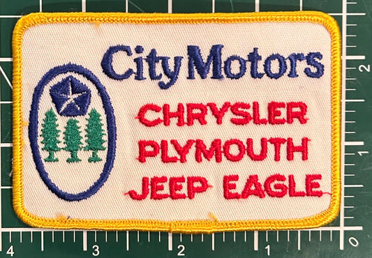 Original Vintage City Motors Patch