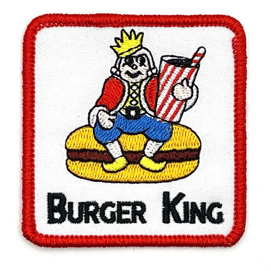 Vintage Style Burger King Patch