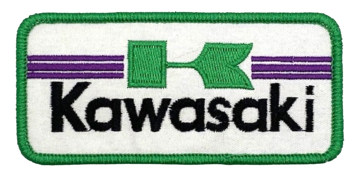 Vintage Style Kawasaki Patch