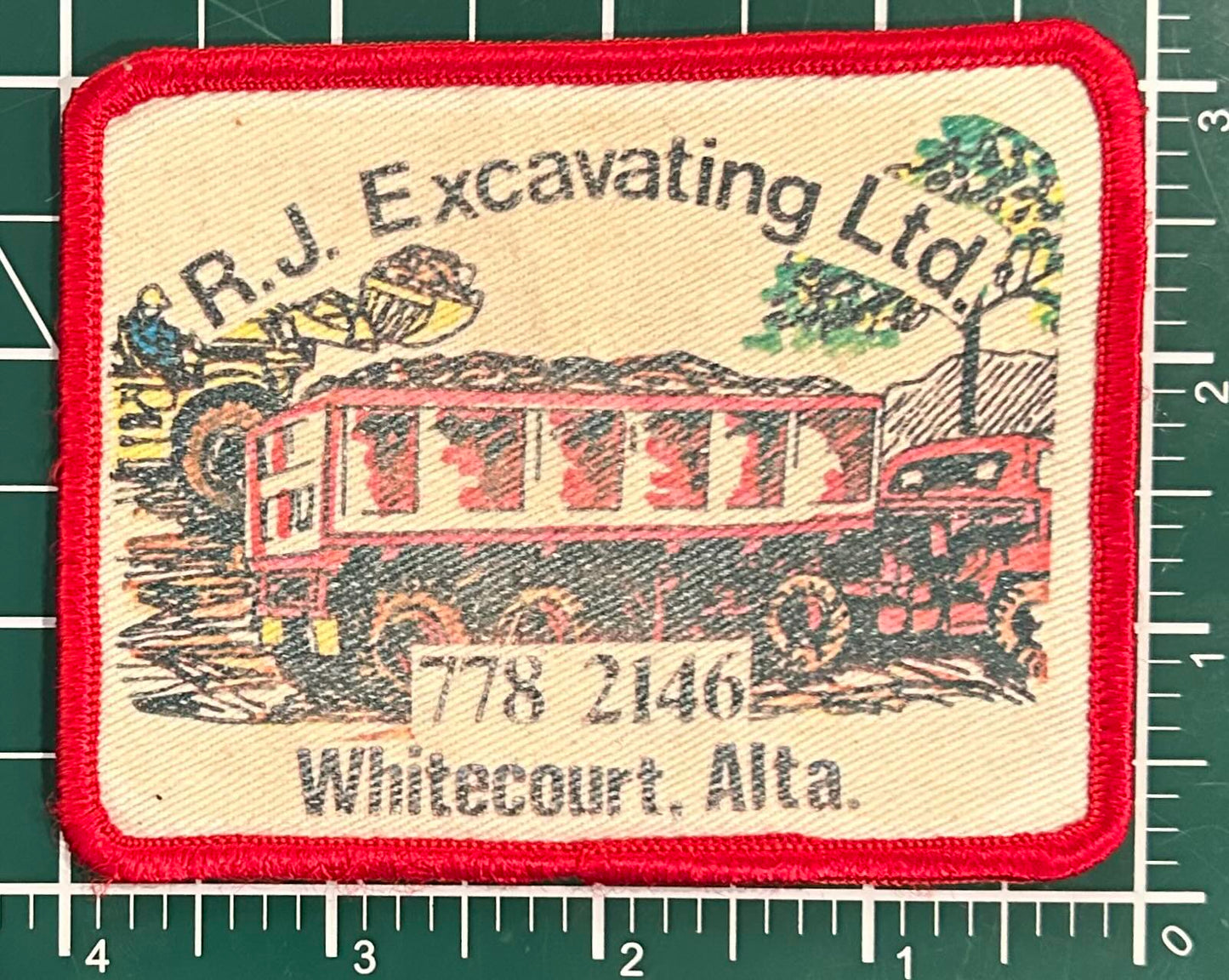 Original Vintage R.J. Excavating Patch