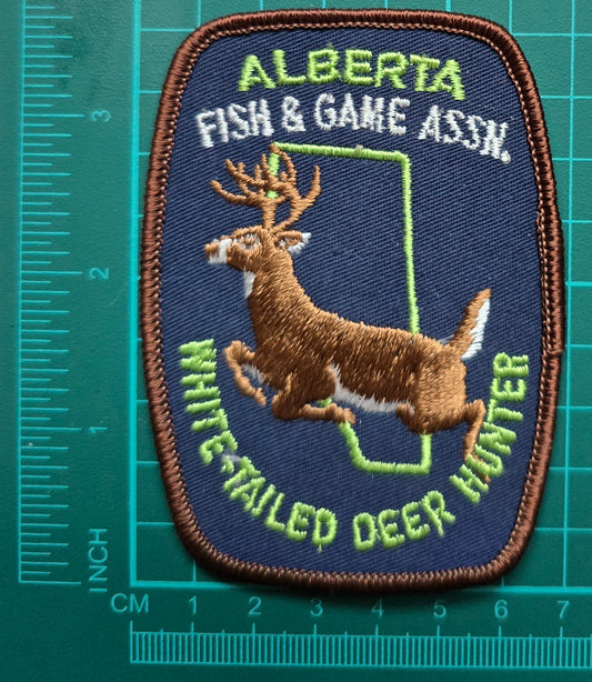 Original Vintage Alberta Fish & Game Patch