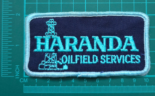 Original Vintage Haranda Oilfield Service Patch