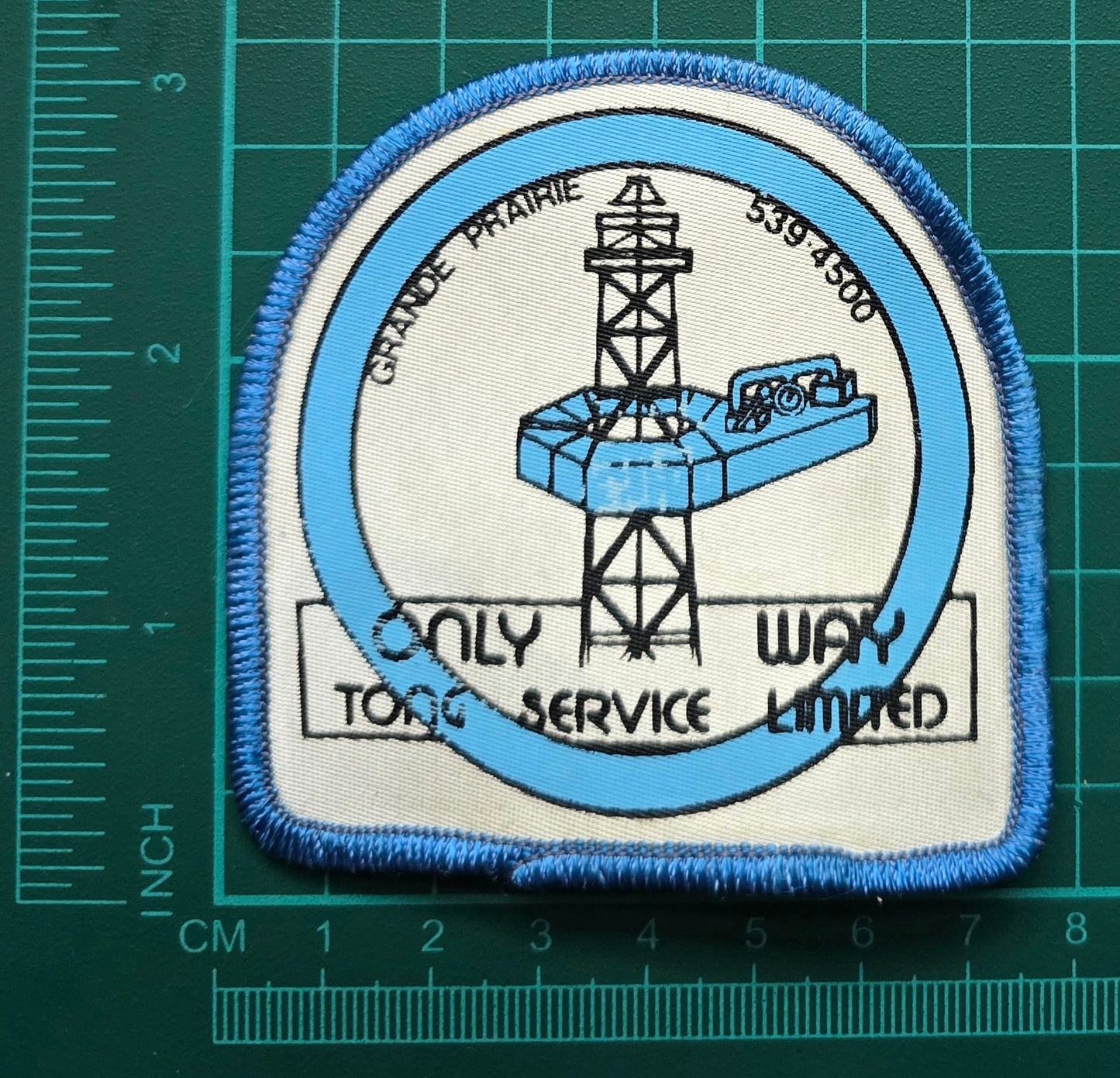 Original Vintage Only Way Tong Service Patch