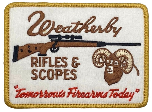 Vintage Style Weatherby Patch