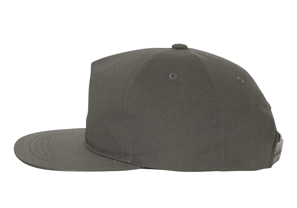 YP Classic Unstructured Five-Panel Hat Charcoal