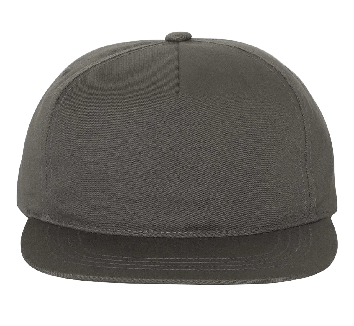 YP Classic Unstructured Five-Panel Hat Charcoal