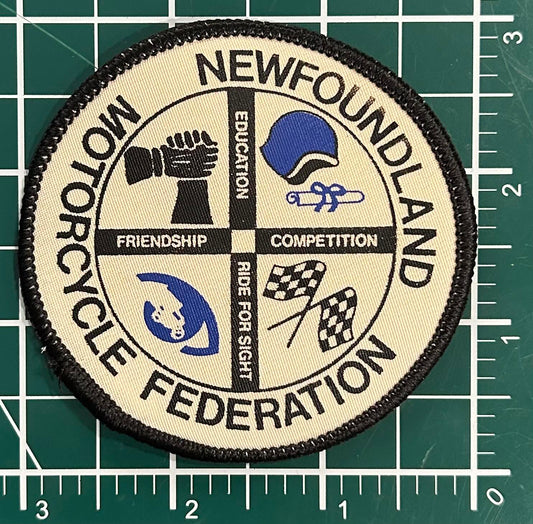 Original Vintage Newfoundland Motorcycle Patch