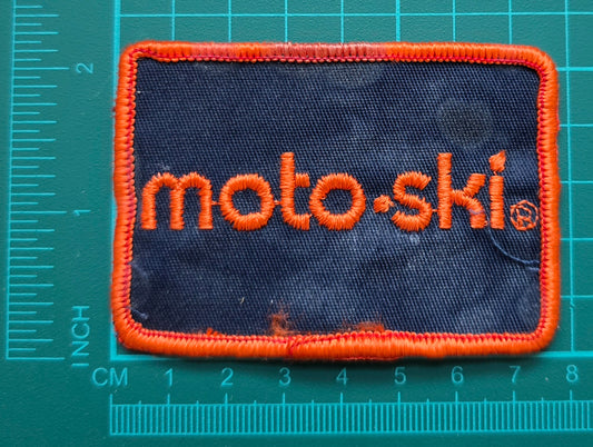 Original Vintage Moto-Ski Patch